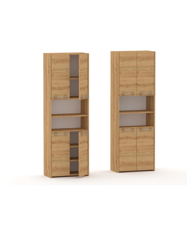 Słupek łazienkowy LUNA 4D Dab artisan 56  / 76 cm.